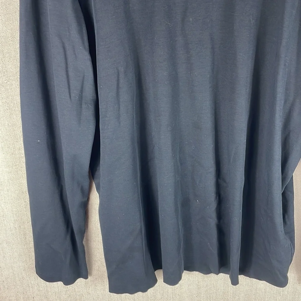 Banana Republic > Luxury Touch Black Long Sleeve Top Extra Large